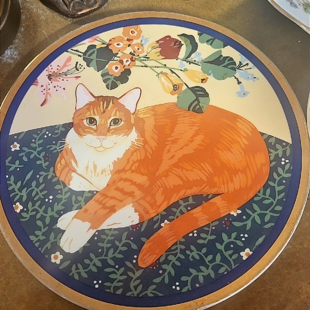 Decorative Orange Tabby Cat Placemat - Pets Cat